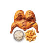 Grill family box with full chicken and jumbo chips